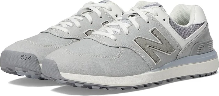 New Balance Golf 574 Greens v2 Women's Shoes Light Grey : 6 B - Medium, Leather/Synthetic