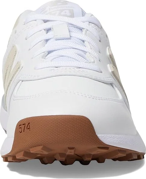 New Balance Golf 574 Greens v2 Women's Shoes White : 7.5 B - Medium, Leather/Synthetic - Image 3