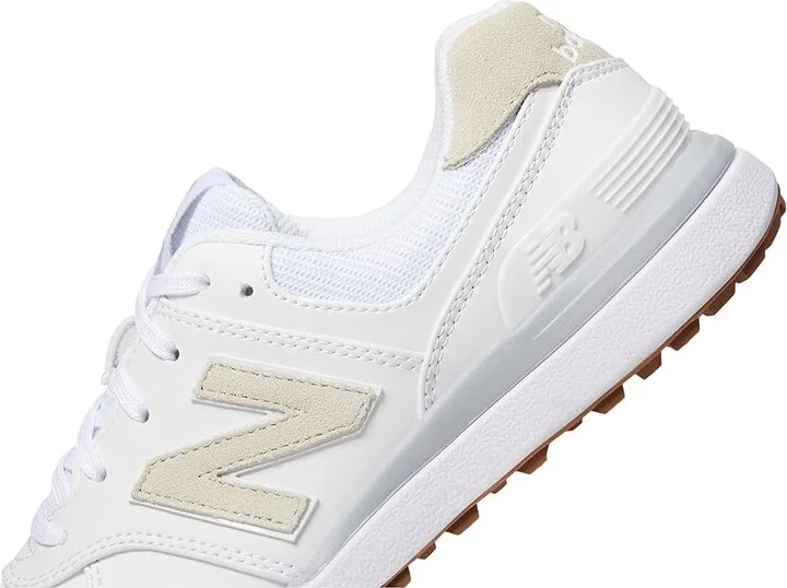 New Balance Golf 574 Greens v2 Women's Shoes White : 7.5 B - Medium, Leather/Synthetic - Image 4