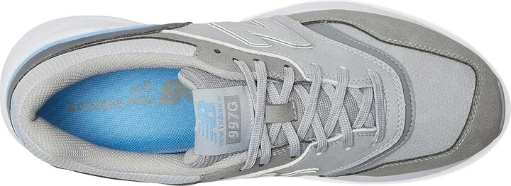 New Balance Golf 997 Golf Men's Golf Shoes Grey/Blue : 10 D - Medium, Leather - Image 2