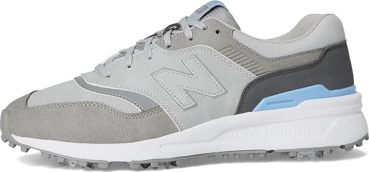 New Balance Golf 997 Golf Men's Golf Shoes Grey/Blue : 10 D - Medium, Leather - Image 6