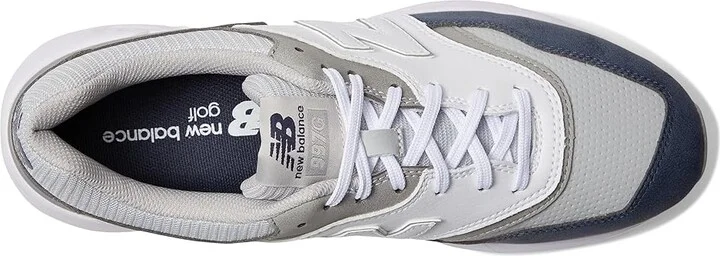 New Balance Golf 997 Golf Shoes Men's Shoes Navy/White : 8.5 EE - Wide, Leather/Synthetic - Image 2