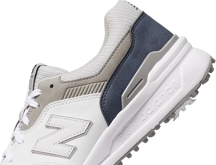 New Balance Golf 997 Golf Shoes Men's Shoes Navy/White : 8.5 EE - Wide, Leather/Synthetic - Image 4