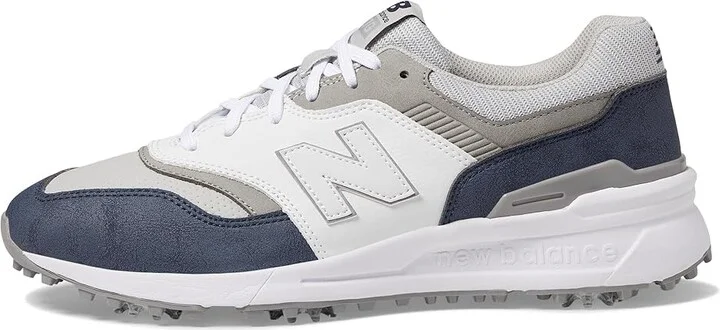New Balance Golf 997 Golf Shoes Men's Shoes Navy/White : 8.5 EE - Wide, Leather/Synthetic - Image 5