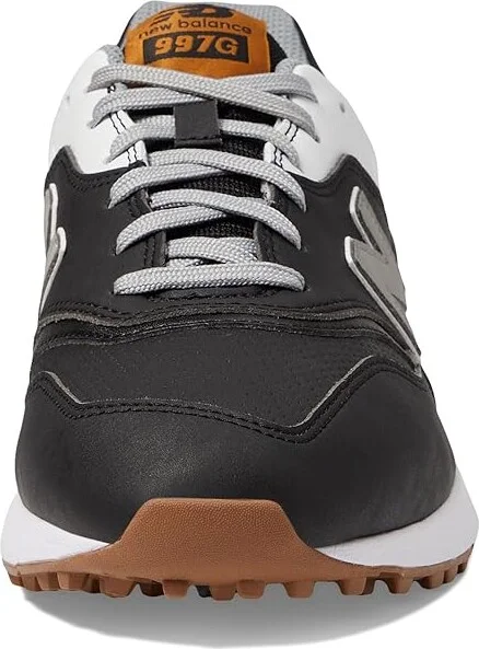 New Balance Golf 997 SL Golf Shoes Men's Shoes Black/White : 8.5 D - Medium, Suede/Textile - Image 3