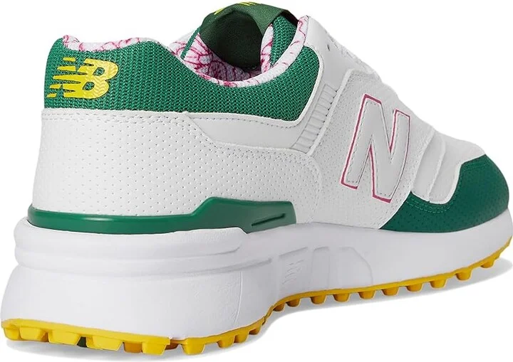 New Balance Golf 997 Sl Men's Golf Shoes White/Multi : 13 D - Medium, Leather - Image 4