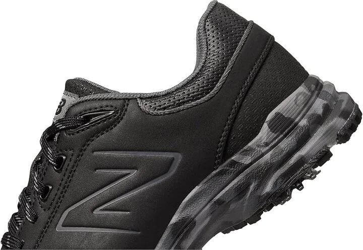 New Balance Golf Brighton Golf Shoes Men's Shoes Black : 9.5 D - Medium, Leather/Rubber - Image 4