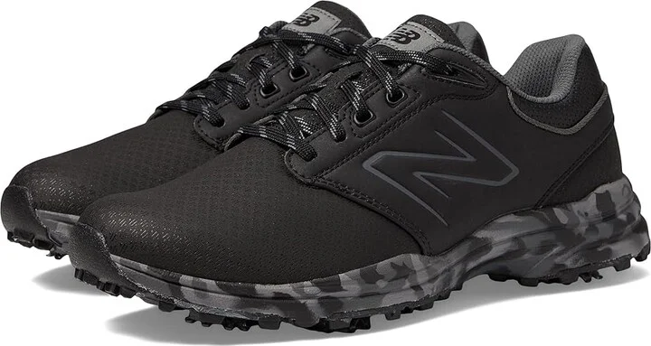 New Balance Golf Brighton Golf Shoes Men's Shoes Black : 9.5 D - Medium, Leather/Rubber