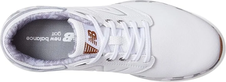 New Balance Golf Brighton Golf Shoes Men's Shoes White/Brown : 8.5 D - Medium, Synthetic/Textile - Image 2