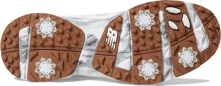 New Balance Golf Brighton Golf Shoes Men's Shoes White/Brown : 8.5 D - Medium, Synthetic/Textile - Image 3