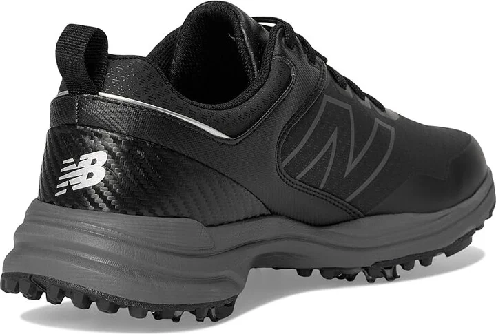 New Balance Golf Brighton V2 Men's Golf Shoes Black/Grey : 12 EE - Wide, Leather - Image 4