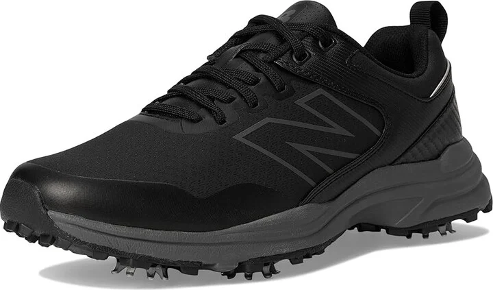 New Balance Golf Brighton V2 Men's Golf Shoes Black/Grey : 12 EE - Wide, Leather - Image 5