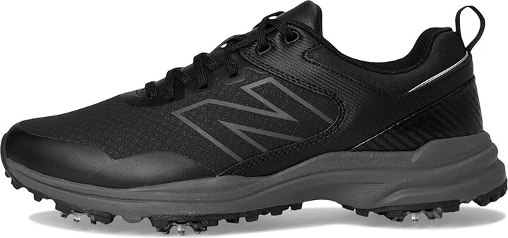 New Balance Golf Brighton V2 Men's Golf Shoes Black/Grey : 12 EE - Wide, Leather - Image 6