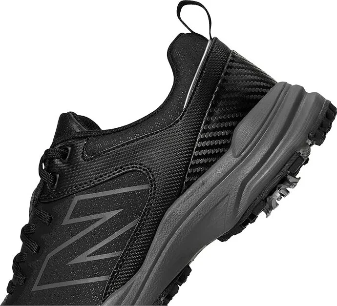New Balance Golf Brighton V2 Men's Golf Shoes Black/Grey : 12 EE - Wide, Leather - Image 7