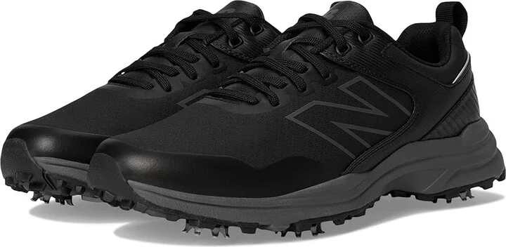 New Balance Golf Brighton V2 Men's Golf Shoes Black/Grey : 12 EE - Wide, Leather
