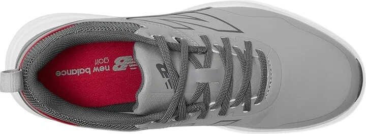 New Balance Golf Brighton V2 Men's Golf Shoes Grey : 8 D - Medium, Leather - Image 2