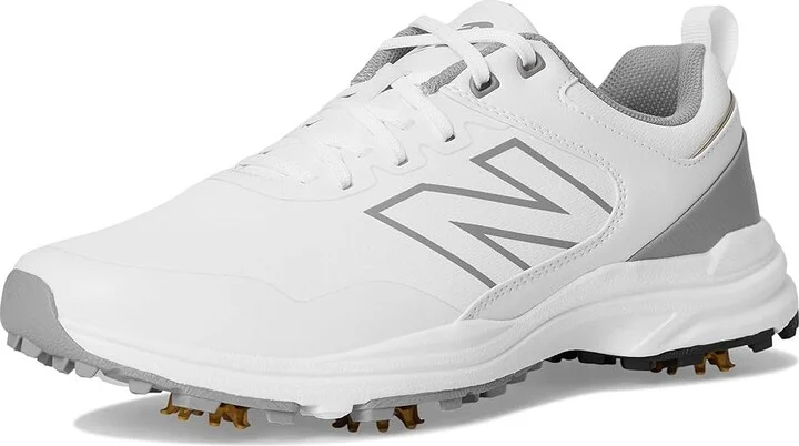 New Balance Golf Brighton V2 Men's Golf Shoes White/Grey : 11.5 4E - Extra Wide, Leather - Image 5
