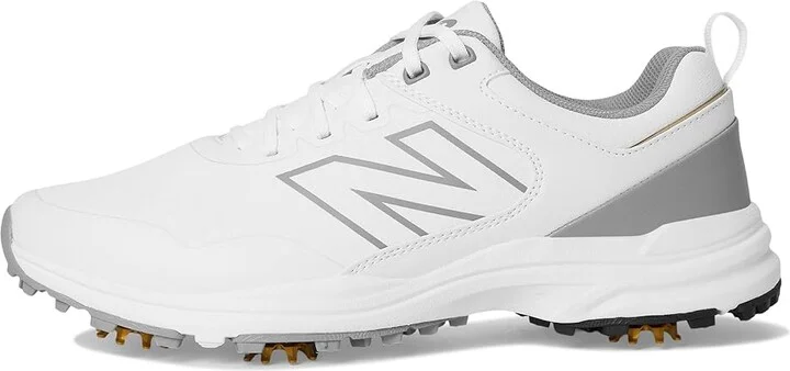 New Balance Golf Brighton V2 Men's Golf Shoes White/Grey : 11.5 4E - Extra Wide, Leather - Image 6