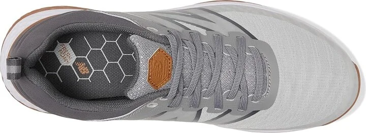 New Balance Golf Fresh Foam Contend V2 Men's Shoes Grey/Charcoal : 9 EE - Wide, Rubber - Image 2