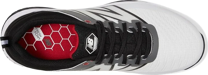 New Balance Golf Fresh Foam Contend V2 Men's Shoes White/Black : 10 EE - Wide, Rubber - Image 2