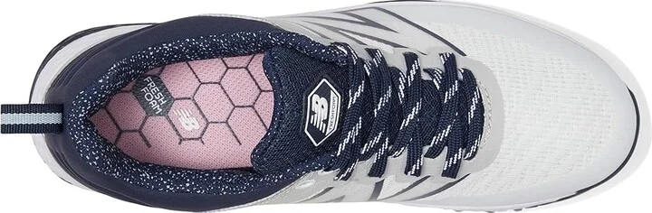 New Balance Golf Fresh Foam Contend v2 Women's Shoes White/Navy : 6.5 B - Medium, Rubber - Image 2