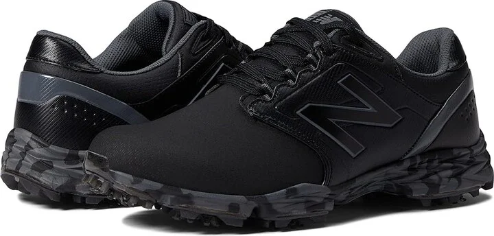 New Balance Golf Striker v3 Golf Shoes Men's Shoes Black : 8 D - Medium, Synthetic