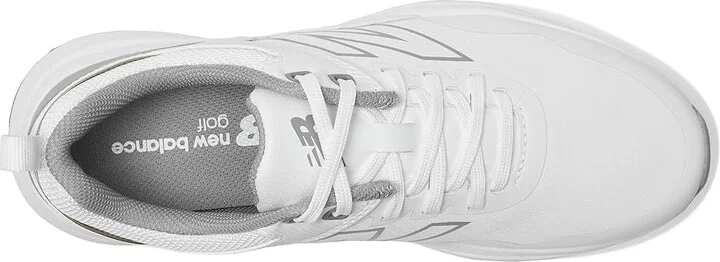 New Balance Golf Women'S Brighton V2 Women's Golf Shoes White/Grey : 8.5 B - Medium, Leather - Image 2