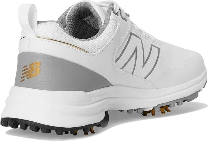 New Balance Golf Women'S Brighton V2 Women's Golf Shoes White/Grey : 8.5 B - Medium, Leather - Image 4