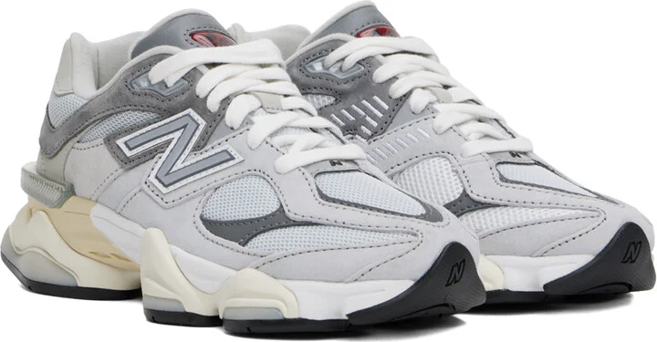 New Balance Gray 9060 Sneakers - Image 4