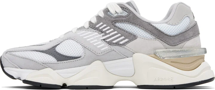 New Balance Gray 9060 Sneakers - Image 3