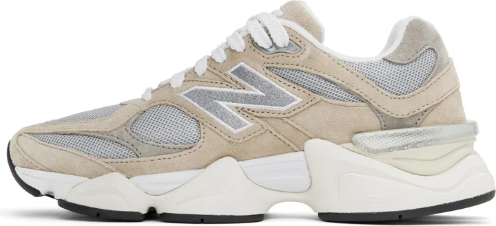 New Balance Gray & Beige 9060 Sneakers - Image 3