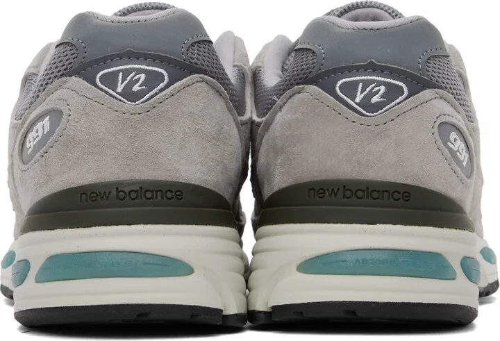 New Balance Gray Made In UK 991v2 Sneakers - Image 2