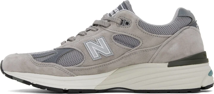 New Balance Gray Made In UK 991v2 Sneakers - Image 3