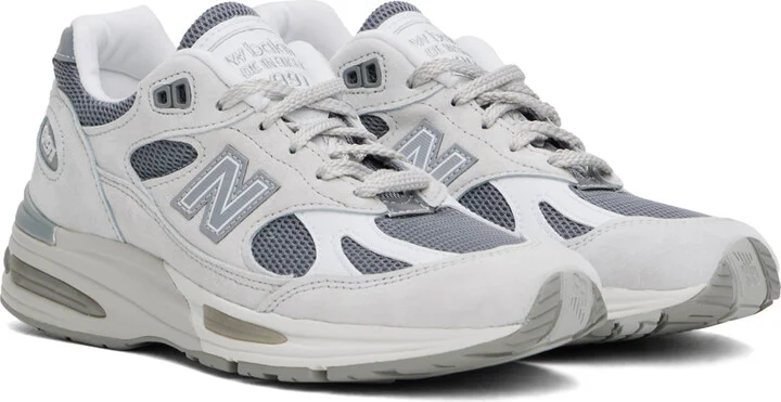 New Balance Gray MADE in UK 991v2 Sneakers - Image 4
