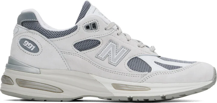 New Balance Gray MADE in UK 991v2 Sneakers