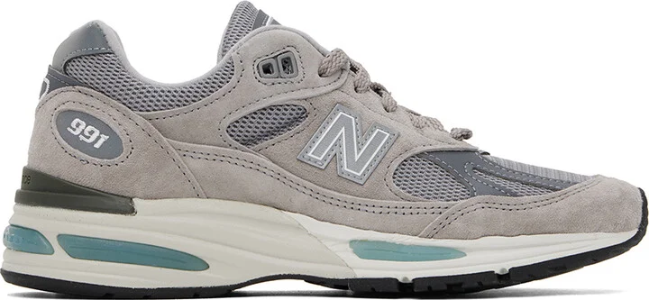 New Balance Gray 'MADE in UK' 991v2 Sneakers