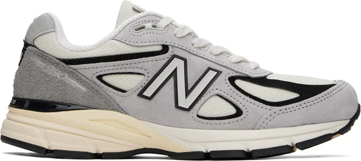 New Balance Gray Made In USA 990v4 Sneakers