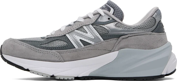 New Balance Gray Made In USA 990v6 Sneakers - Image 3