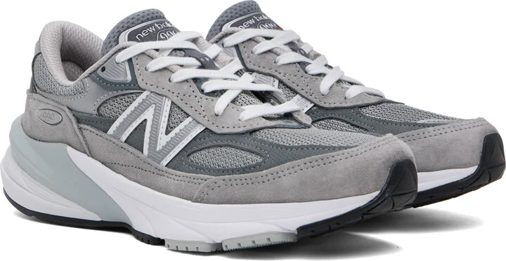 New Balance Gray Made In USA 990v6 Sneakers - Image 4