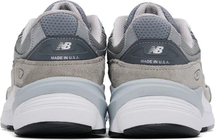 New Balance Gray 'Made in USA' 990v6 Sneakers - Image 2