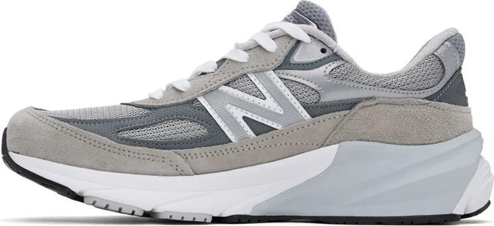 New Balance Gray 'Made in USA' 990v6 Sneakers - Image 3