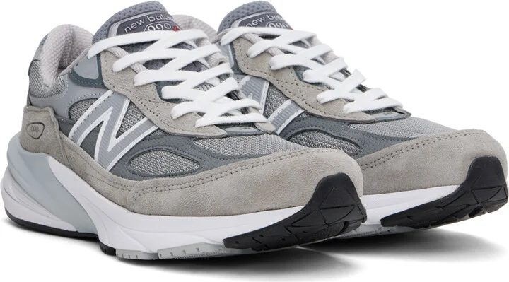 New Balance Gray 'Made in USA' 990v6 Sneakers - Image 4