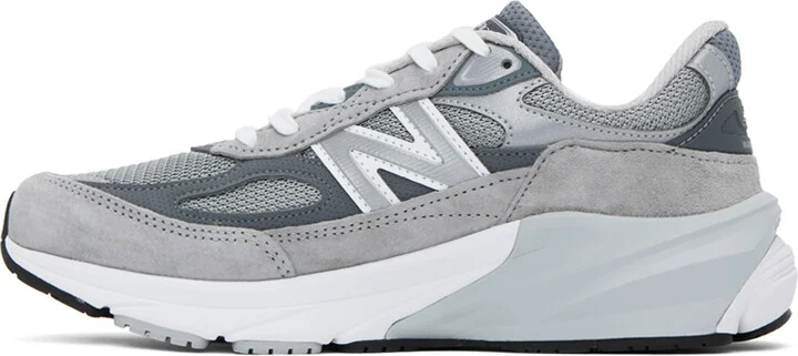 New Balance Gray Made in USA 990v6 Sneakers - Image 3