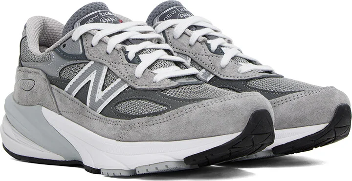 New Balance Gray 'Made In USA' 990v6 Sneakers - Image 4