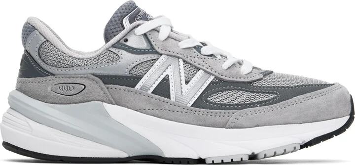 New Balance Gray Made in USA 990v6 Sneakers