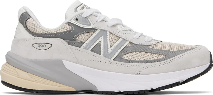 New Balance Gray 'Made in USA' 990v6 Sneakers