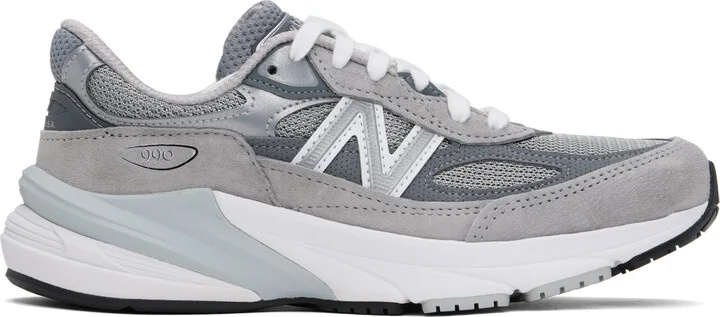 New Balance Gray 'Made in USA' 990v6 Sneakers