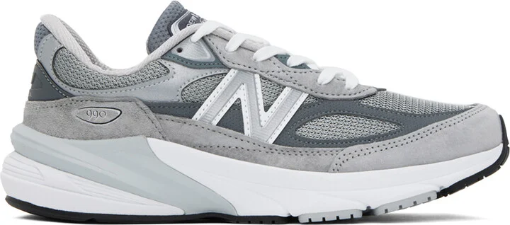 New Balance Gray Made in USA 990v6 Sneakers