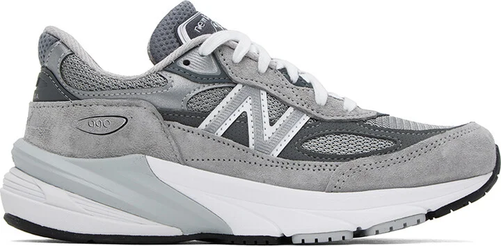 New Balance Gray 'Made In USA' 990v6 Sneakers