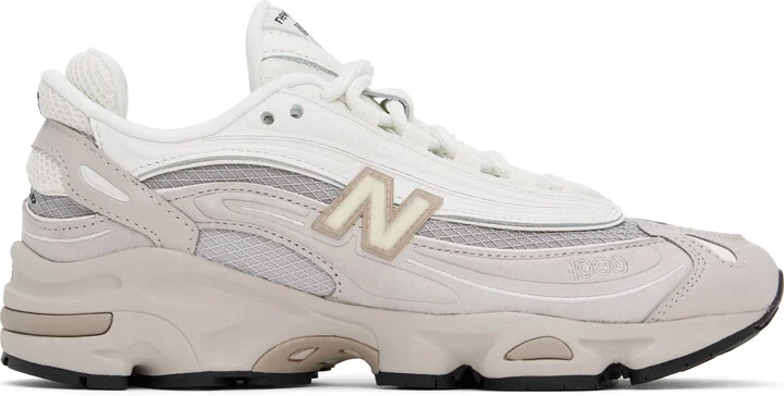New Balance Gray & Off-White 1000 Sneakers